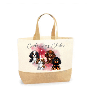Sac cabas "Cavalier King Charles Family"