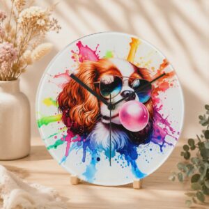 horloge "Cavalier King Charles Blenheim"