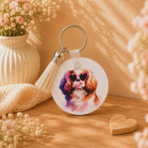 Porte clés "Cavalier King Charles Blenheim"