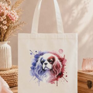 Sac en toile "Cavalier King Charles Blenheim"