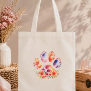 Sac en toile "Patte Colorée"