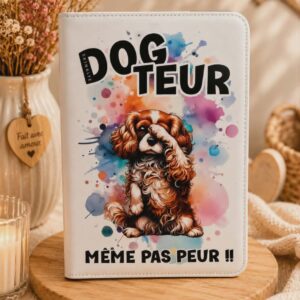 Protège Carnet de Santé "Cavalier King Charles"
