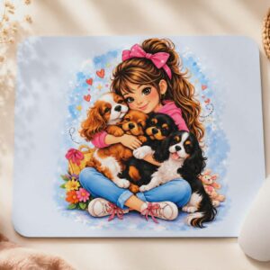Tapis de souris "Cavalier King Charles"