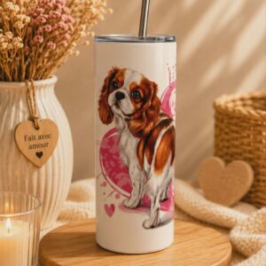 Tumbler "Cavalier King Charles Blenheim"