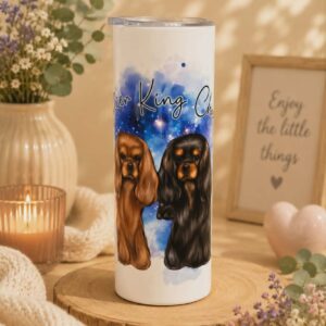 Tumbler "Cavalier King Charles Unis"