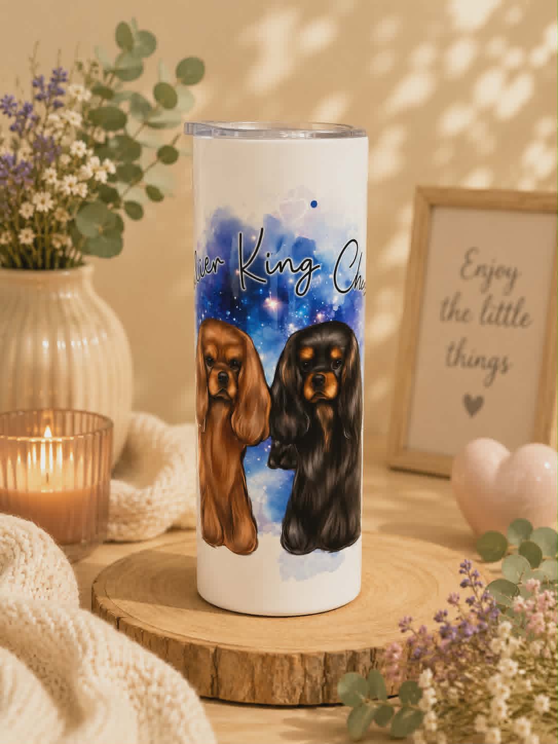 Tumbler "Cavalier King Charles Unis"