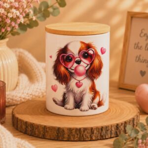 Boite à friandises "Cavalier King Charles Blenheim"