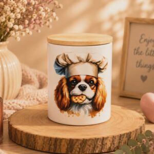 Boite à friandises "Cavalier King Charles Blenheim"