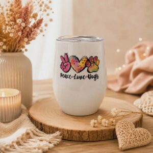 Mug Isotherme "Peace Love dog"