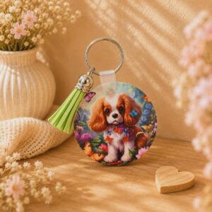 Porte clés "Cavalier King Charles Blenheim"