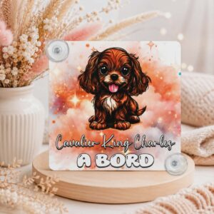 Panneau de voiture "Cavalier King Charles"
