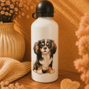 Gourde en métal "Cavalier King Charles"