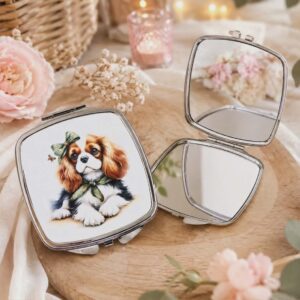 Miroir de poche "Cavalier King Charles Blenheim"